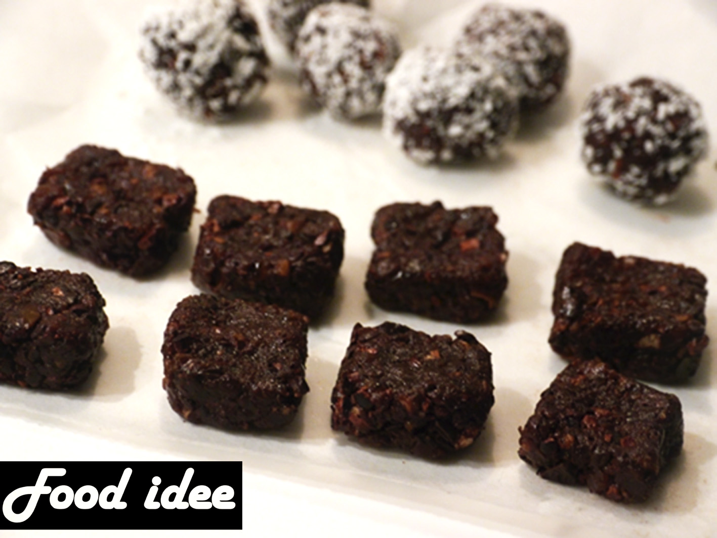 Gezonde mini brownies